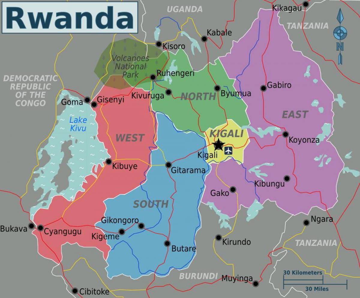 карти из кигали, Руанда